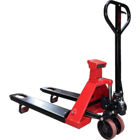 Pake Handling Tools Scale Pallet Truck, 4400 lb. Cap, 27" x 45" PAKPT03